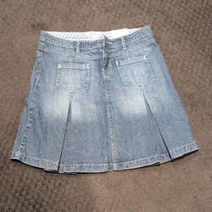 NWT So Wear It Declare It Light Blue Pleated Mini Skirt